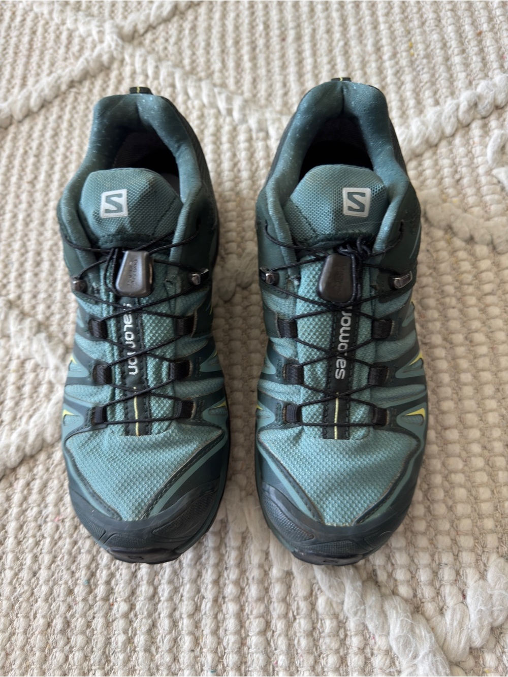 Salomon Women's Trail Running Shoes - Teal Green